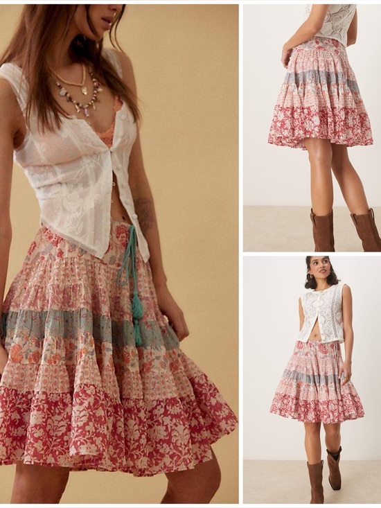 Free People Dresses & Skirts - 𝓯𝓹 Free People ~ Many Layers Midi Skirt